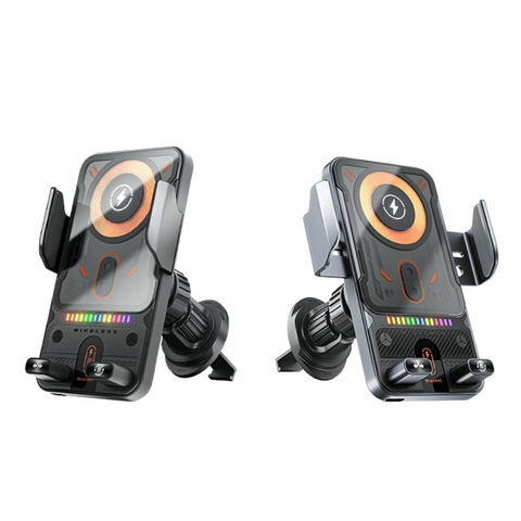 2-in-1 Smart Wireless Car Phone Mount